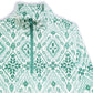 North River Women's Cozy Quoter Zip Neck Long Sleeve Printed Sweatshirt Top