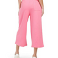 Zara Women's Wide Leg Cropped Soft Cotton Fleece Lined Casual Active Pants