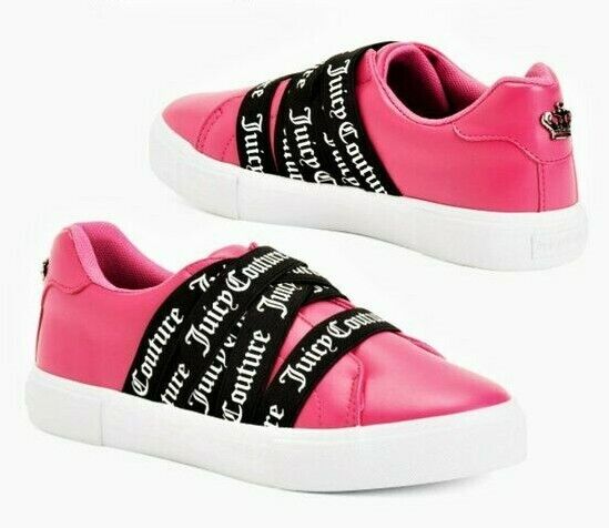 JUICY COUTURE Slip On Logo Strap Fashion Sneakers