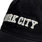 Steve Madden Men's Distressed NY / LA Dad Embroidery Baseball Cap
