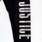 JUSTICE Big Girls Glitter Hologram Logo Active Fit Leggings
