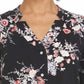 Flora Nikrooz Women's Plus Ultra Soft Floral Print PJ Cozy Notch Collar 2-piece Sleepwear Lounge Pajama Set