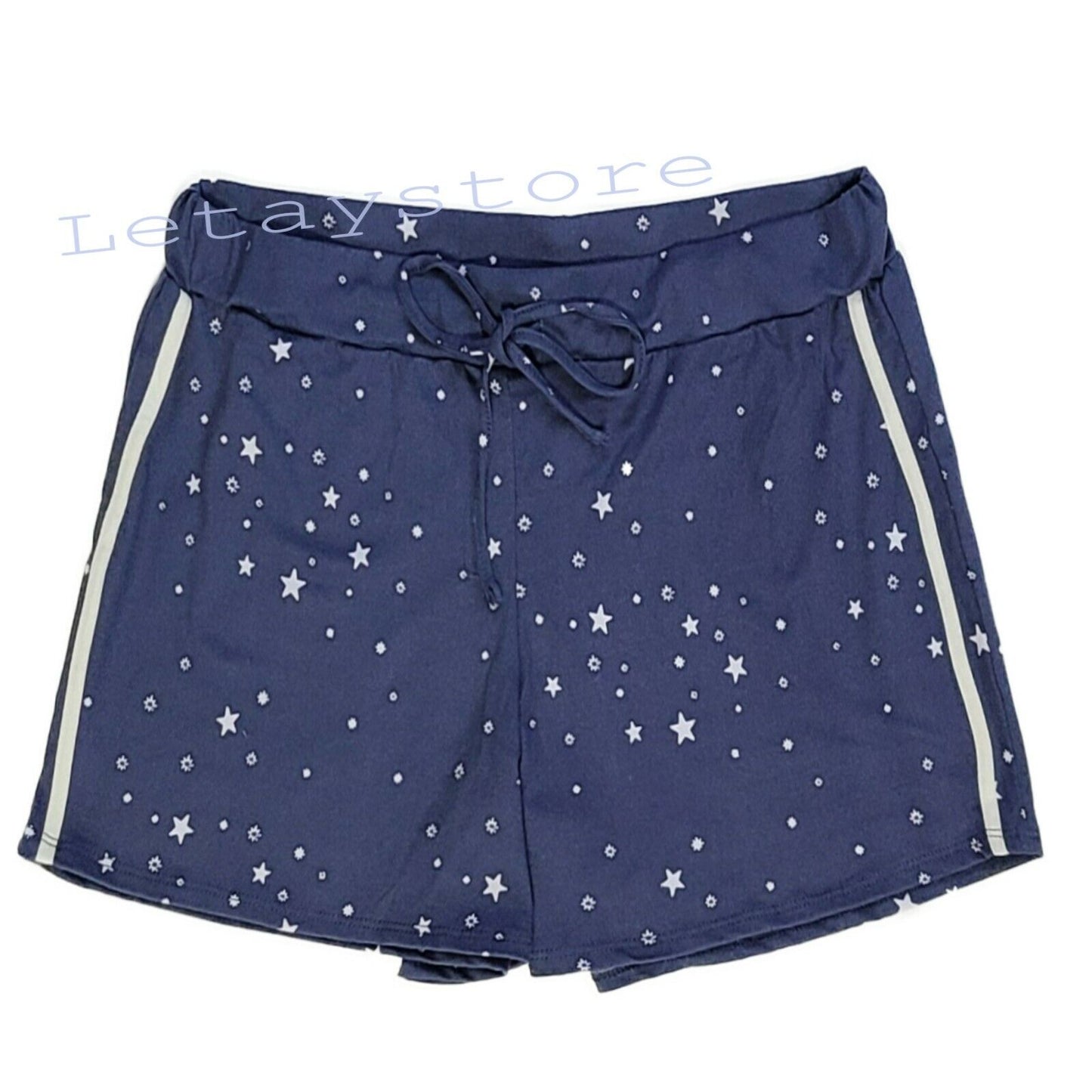 Lucky Brand 2-Pc Ultra Soft Stars T-Shirt and Shorts Lounge Pj Set