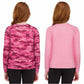 Lucky Brand Girls 2-Pack Long Sleeve Tee Knit Top Camo Sweatshirt