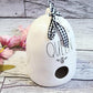 RAE DUNN Queen Ceramic Spring Easter Decor Birdhouse