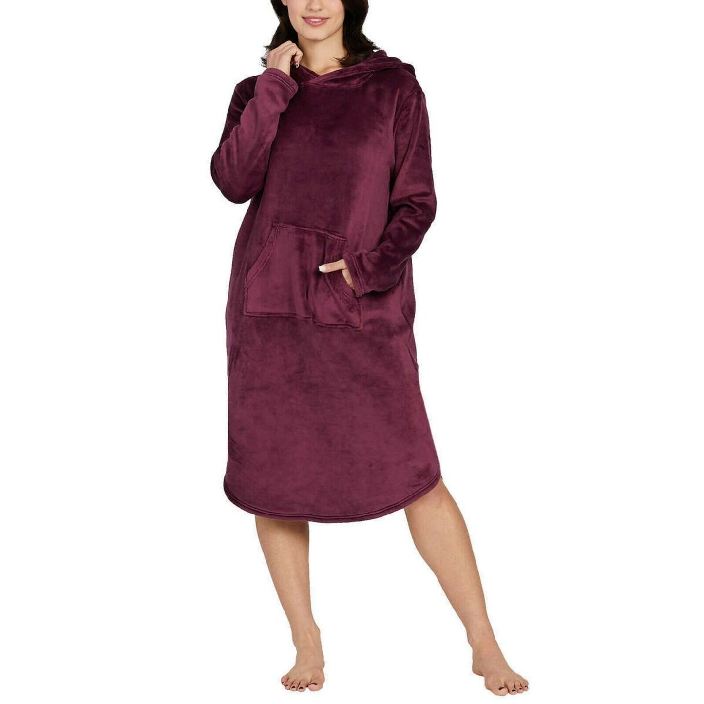 NWT 32 Degrees Super Soft Velour Relaxed Fit Hooded Lounger   Size:S/M, L/XL