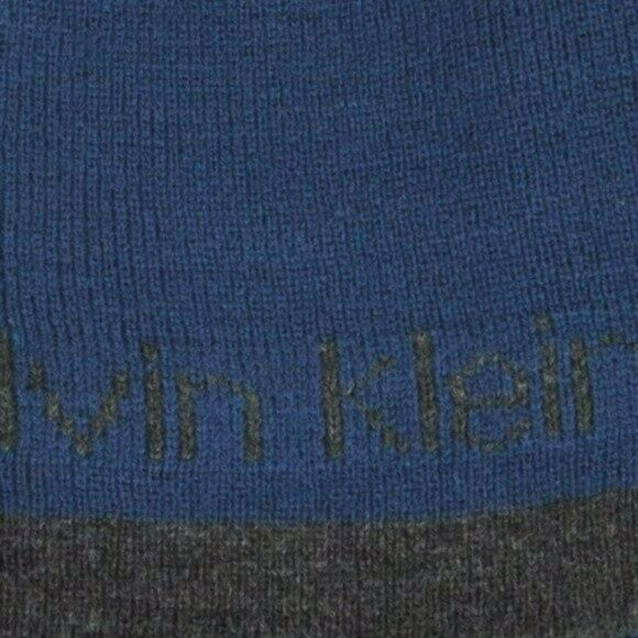 CALVIN KLEIN Men's Reversible Navy / Dark Gray Logo Beanie Winter Hat