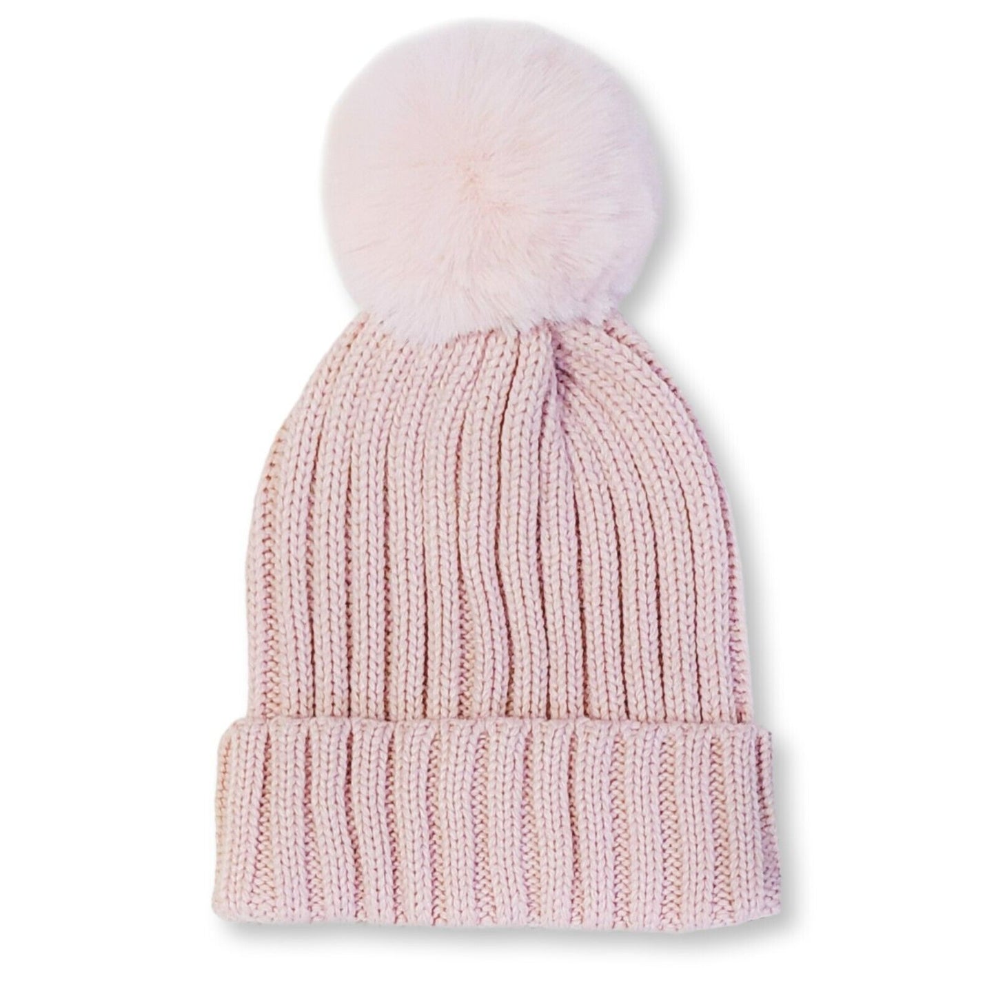 Vince Camuto Faux Fur Pom Beanie Hat with Gift Box