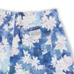Trunks Surf & Swim Men's Floral Watercolor Print Drawstring Beach Pool Swim Shorts