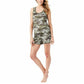 Lucky Brand Women's Plus Super Soft Camo Print 4-Piece Lounge Pajama Set