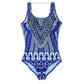 LA MODA Women's Lux Resort Stud Embellished One-piece Swimsuit