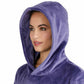 32 Degrees Women's Super Soft Velour Relaxed Fit Hooded Lounger