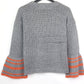 Jack By BB Dakota Women's Flare Stripe Sleeves Lightweight Knit Top Sweater