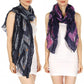 Jewel Print Wrinkle Scarf/Cover-Up