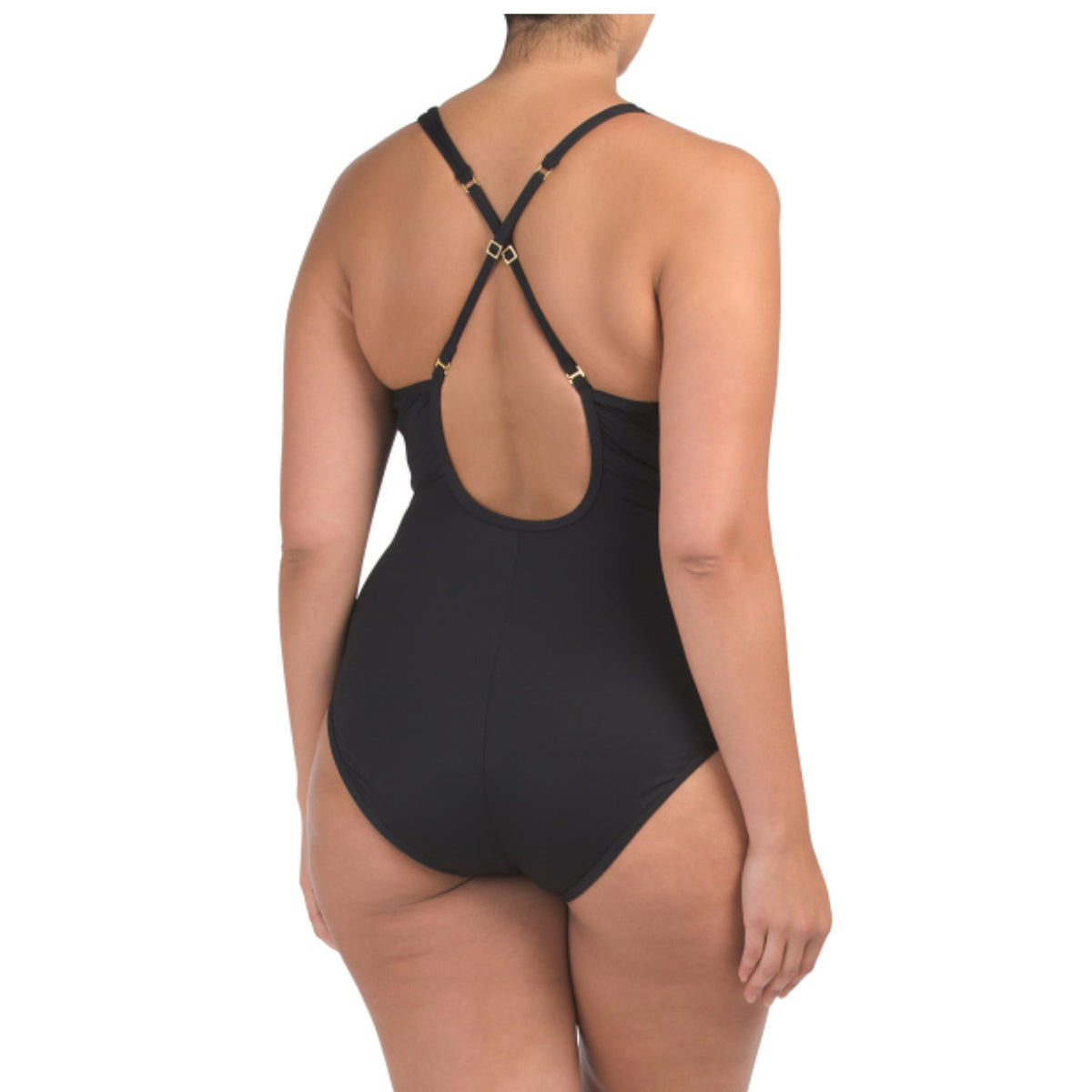 La Blanca Plus Tied Sides One-piece Tummy Control Swimsuit