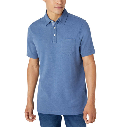 Tahari Men's Interlock Cotton Blend Polo Shirt