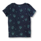 Lucky Brand Women's Twist Front Floral Print Cotton T-Shirt