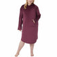 32 Degrees Women's Super Soft Velour Relaxed Fit Hooded Lounger