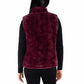 Nicole Miller Women's Reversible Quilted Faux Fur Insulated Puffer Vest