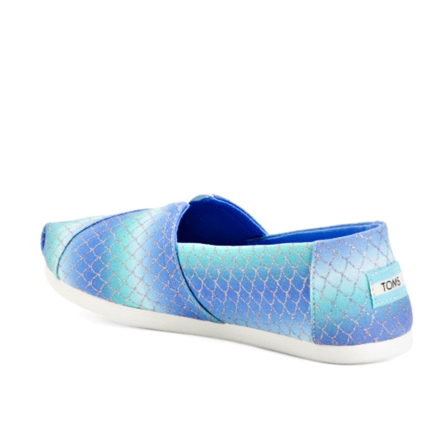 Toms Glitter Mermaid Print Comfort Shoes Casual Slip-on Flats