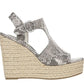 Carlos Santana Ankle Strap Espadrille Wedges