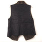 Dylan Faux Leather/Fur Snap Vest