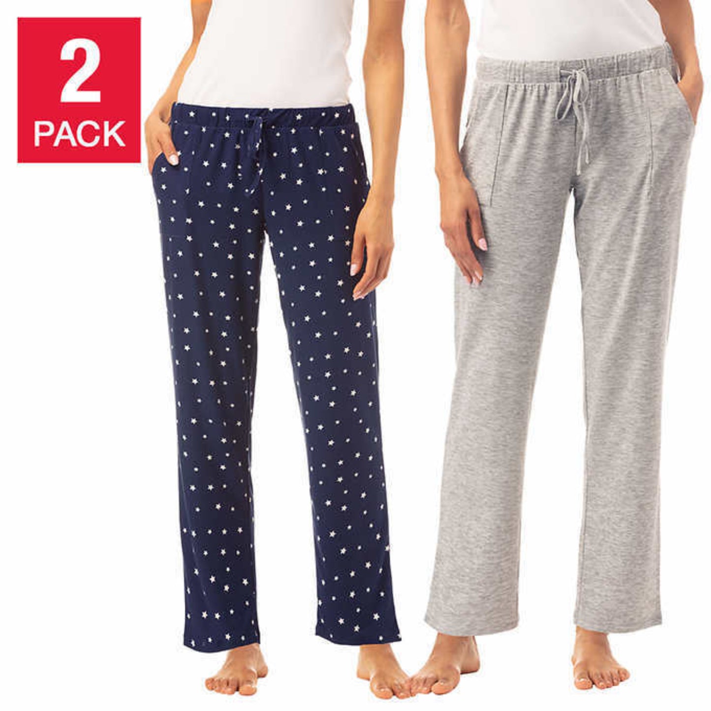 Lucky Brand Ultra Soft Jersey Relaxed Fit 2-pack Lounge Pajama Pants