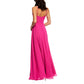 Dress the Population Women's Cambria Twist Bodice Gown Maxi Dress