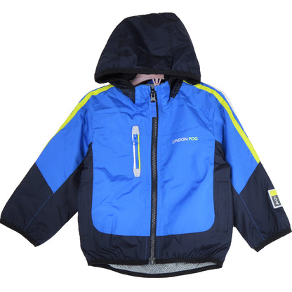 London Fog Toddler Boys Color Block Soft Shell Windbreaker Jacket