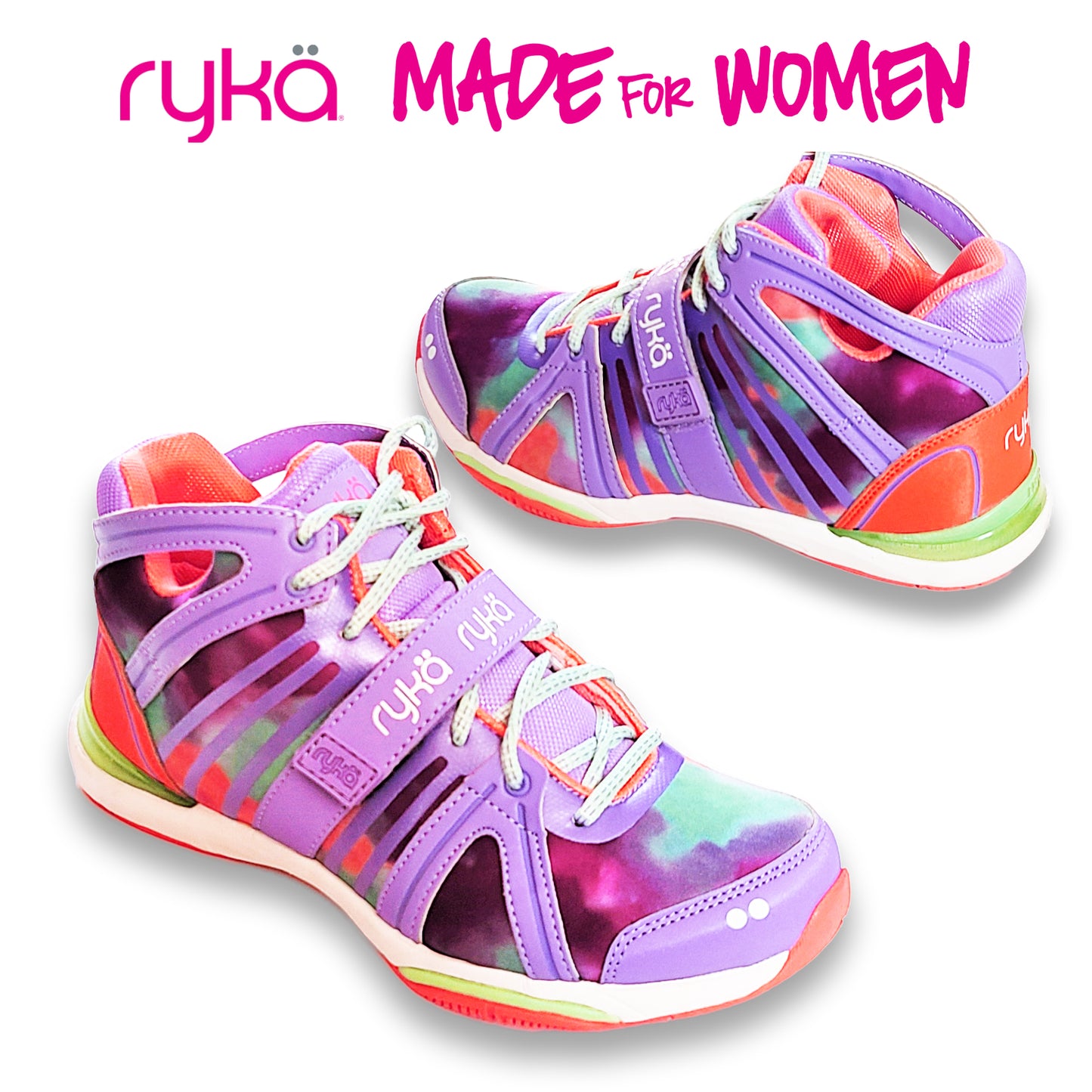 Ryka Tenacity Vibrant Abstract Print Comfort Shoes Fashion Training Sneakers