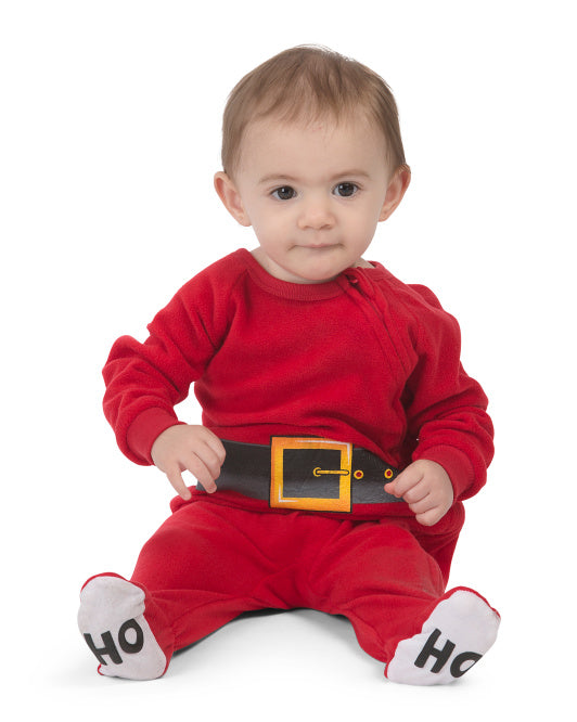 Holiday Infant Santa Microfleece Family Sleepwear