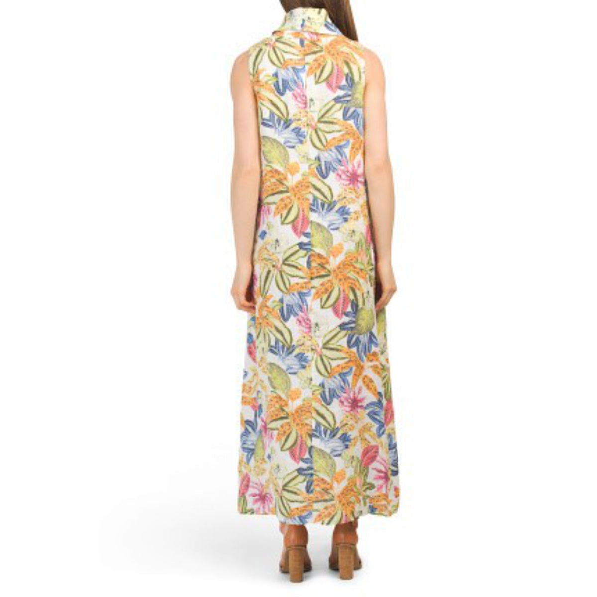 Warehouse tropical 2024 floral maxi dress