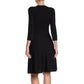 Nanette Lepore Women's Pleated Fit & Flare Knit Midi Dress