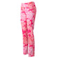 IBKUL Women's Pascha Floral Print Stretch Tummy Control UPF 50+ Ankle Pants