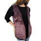 Dylan Reversible Faux Leather/Fur Vest