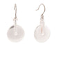 Lucky Brand Silver-Tone Disk Drop Earrings