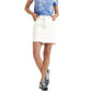 Lucky Brand Women's High-Low Raw Hem Denim Mini Skirt