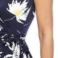 Maggy London Women's Floral Print V-neck Wrap Mini Dress