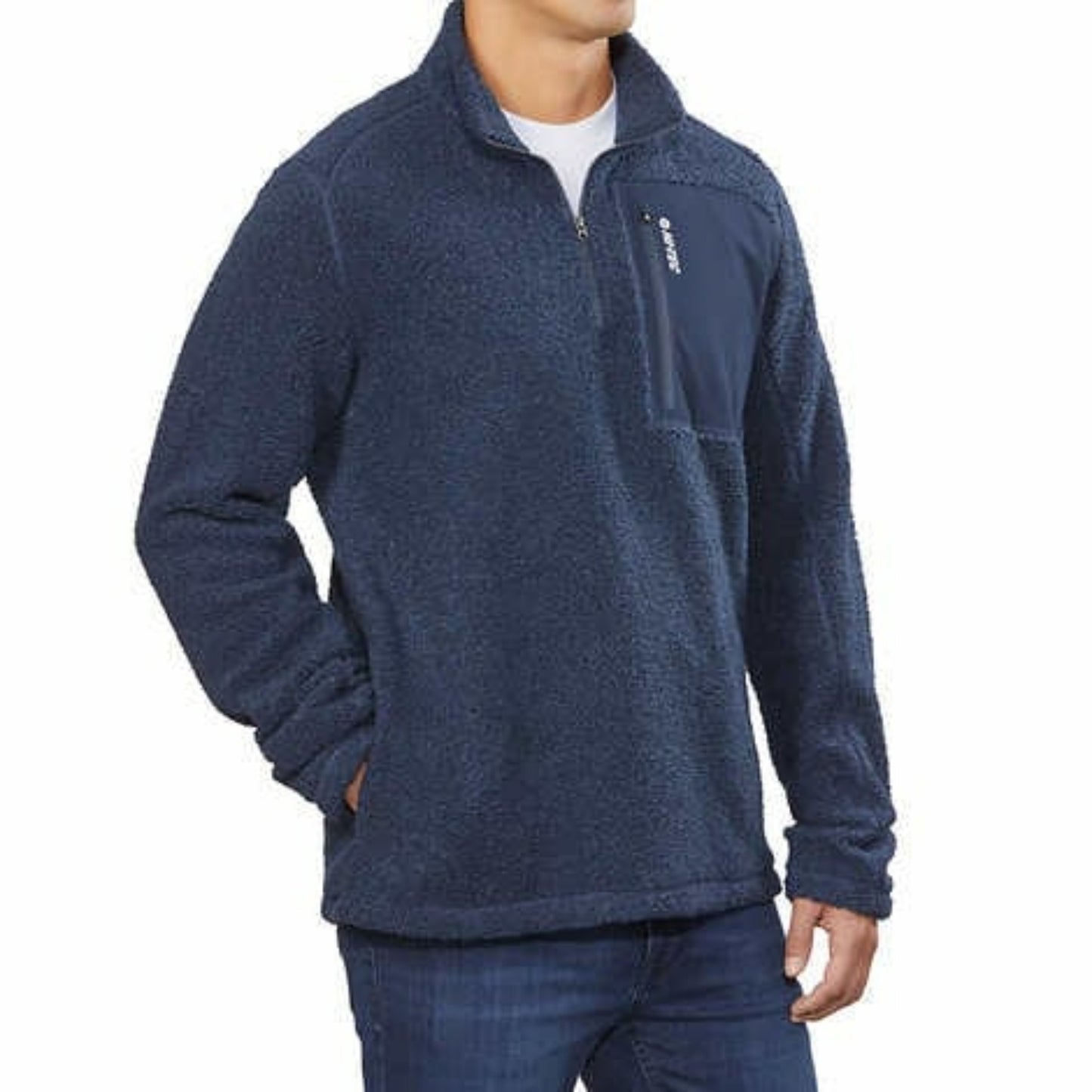 Hi-Tec Men’s ¼ Zip Pullover Navy 1