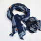 Jewel Print Wrinkle Scarf/Cover-Up