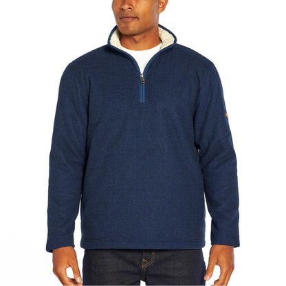 Orvis Men’s Fleece Lined Quarter Zip Sweatshirt Pullover Top