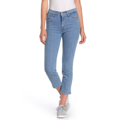 Levi's 724 Women's High Rise Crop Sapphire Sky Denim Jeans