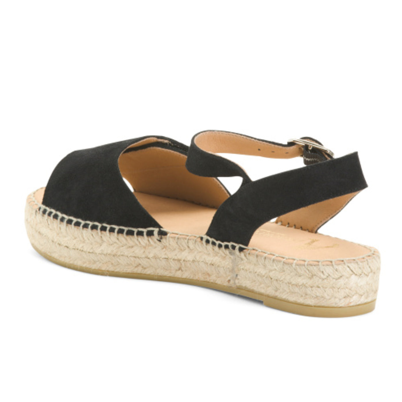 PASEART Made In Spain Suede Flat Sandals
