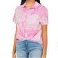 Lucky Brand Women's Tie-Dye Cotton Button Down Shirt