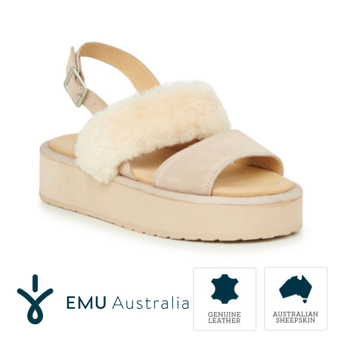 EMU Australia Sheepskin Durack Stinger Sandals