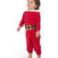 HOLIDAY FAM Toddler Santa Microfleece Family Sleepwear