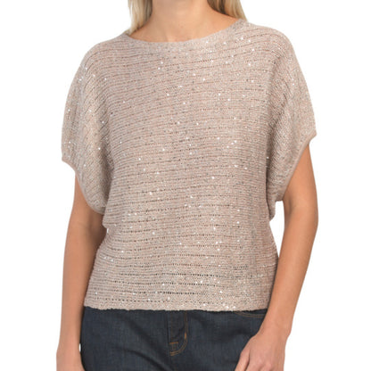 WDNY Dolman Sleeves Sequin Top