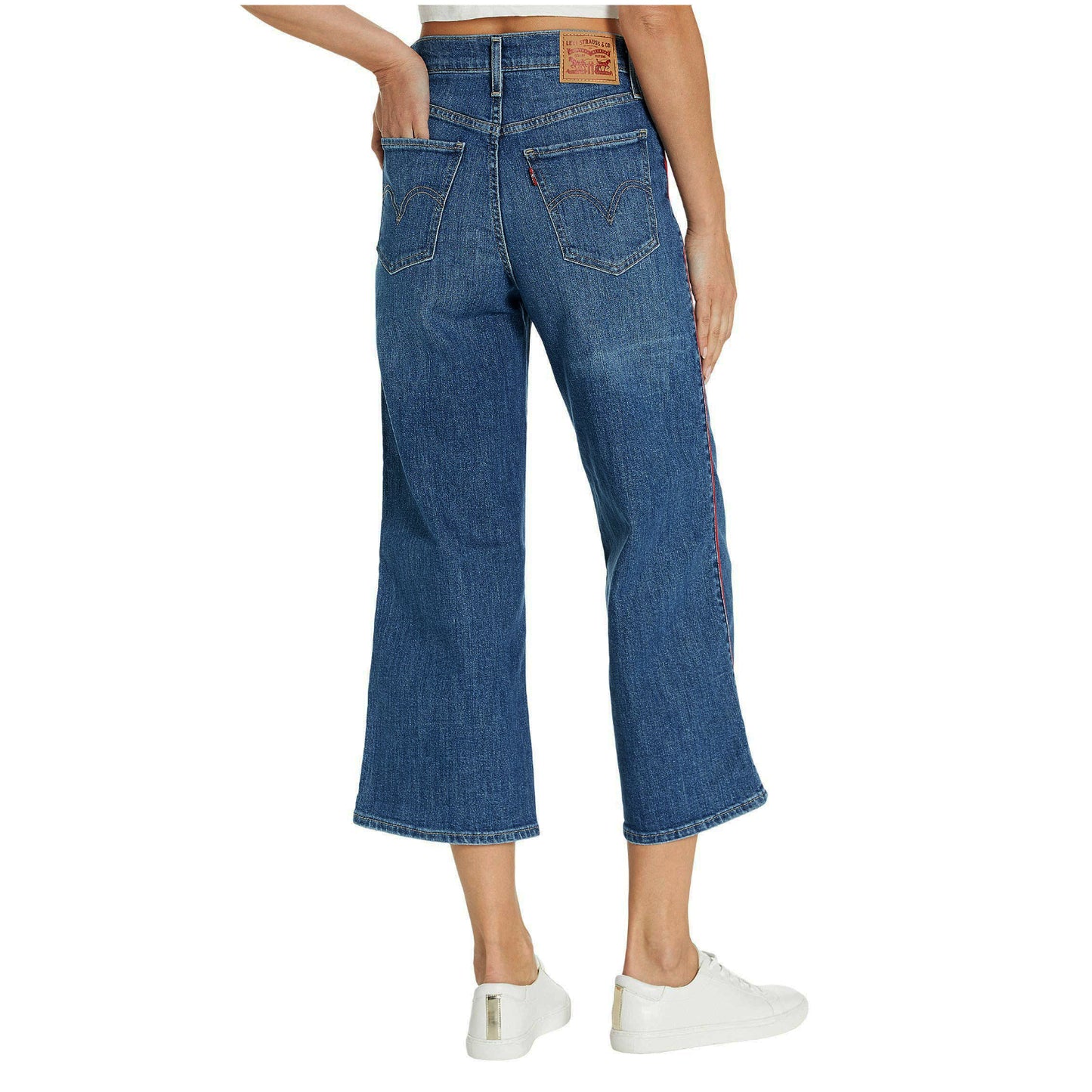 LEVI'S Mile High Rise Wide Leg Pipe Down Jeans