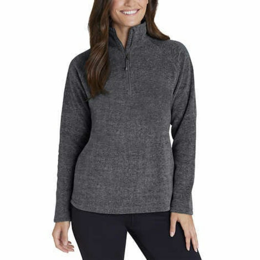 Eddie Bauer Fleece Quarter Zip Top