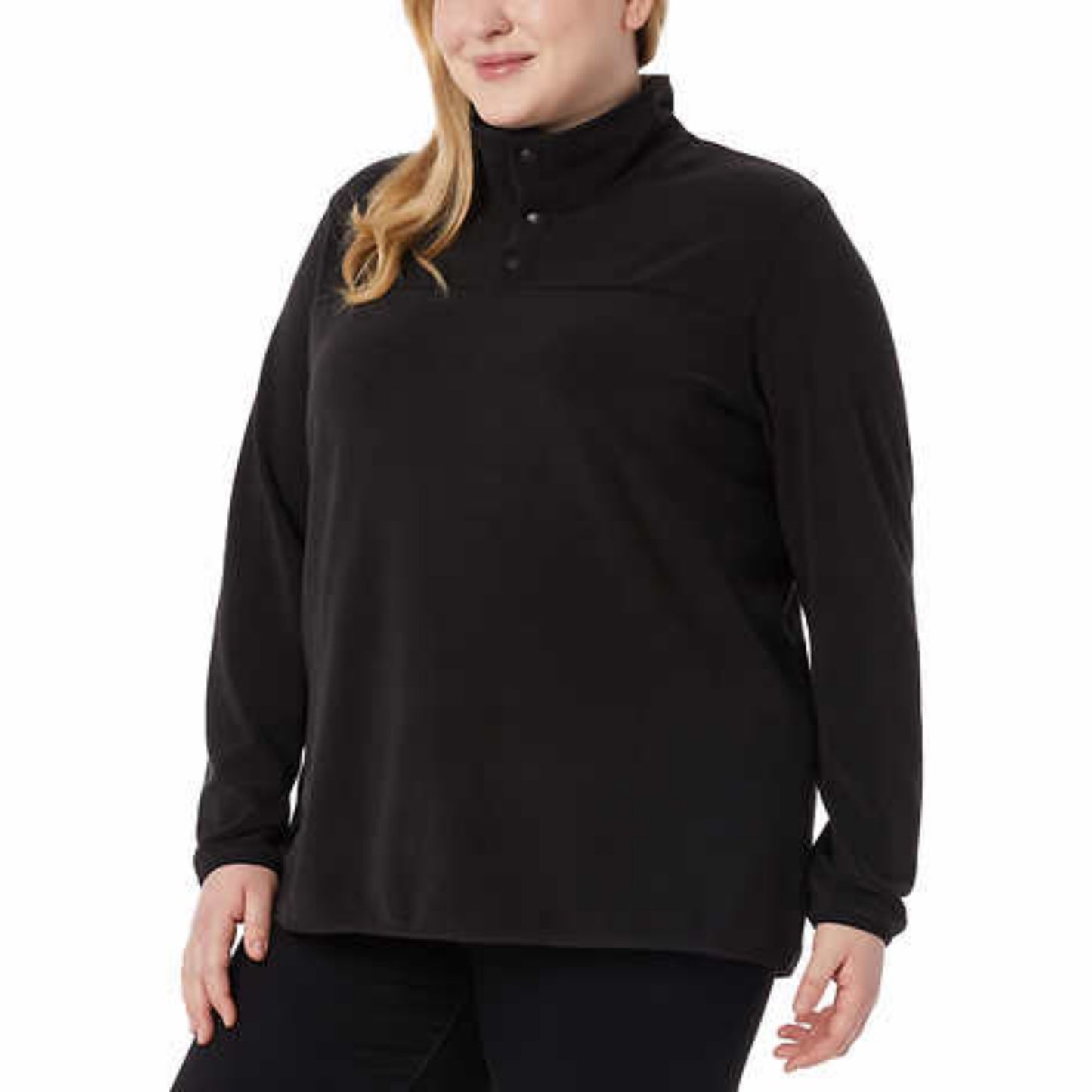 32 Degrees Snap Arctic Soft Fleece Midweight Pullover Top